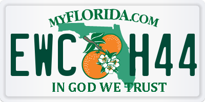 FL license plate EWCH44