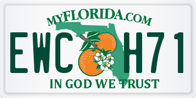 FL license plate EWCH71