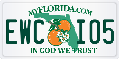 FL license plate EWCI05