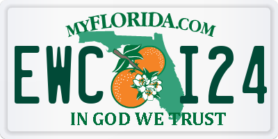 FL license plate EWCI24
