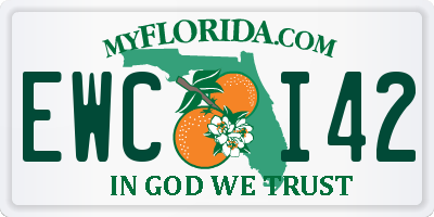 FL license plate EWCI42