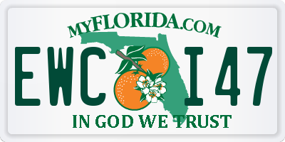 FL license plate EWCI47
