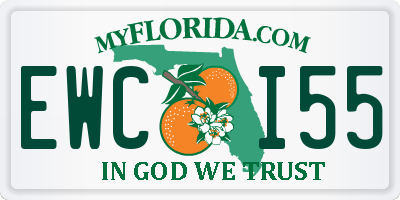 FL license plate EWCI55