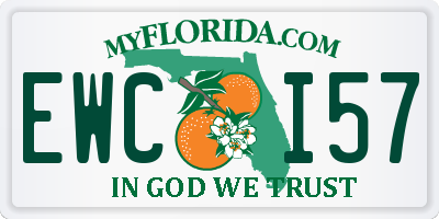 FL license plate EWCI57