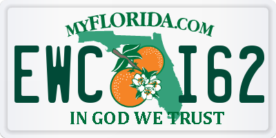 FL license plate EWCI62