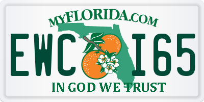 FL license plate EWCI65