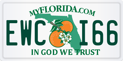 FL license plate EWCI66