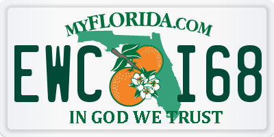 FL license plate EWCI68