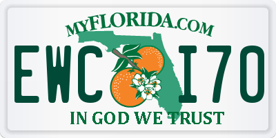 FL license plate EWCI70