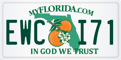 FL license plate EWCI71