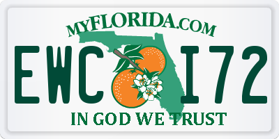 FL license plate EWCI72