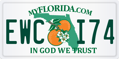 FL license plate EWCI74