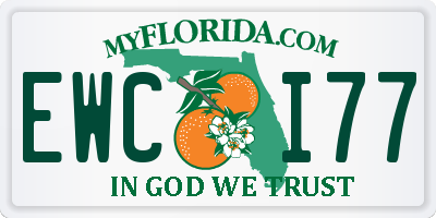 FL license plate EWCI77