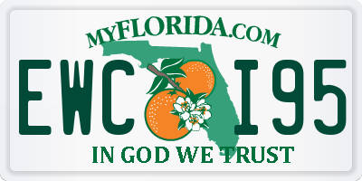 FL license plate EWCI95