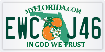 FL license plate EWCJ46