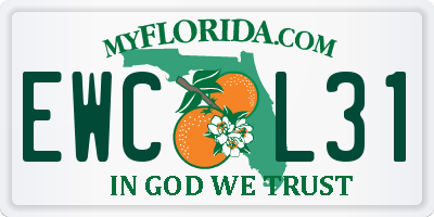 FL license plate EWCL31