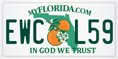 FL license plate EWCL59