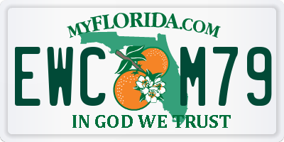FL license plate EWCM79