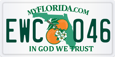 FL license plate EWCO46
