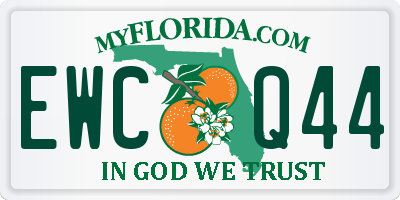 FL license plate EWCQ44