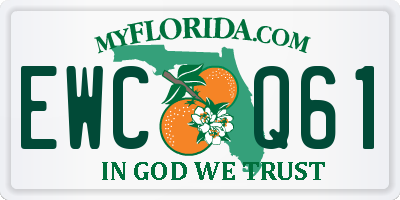 FL license plate EWCQ61