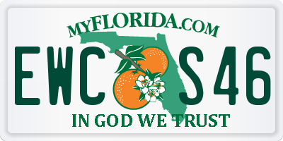 FL license plate EWCS46