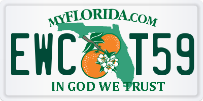 FL license plate EWCT59