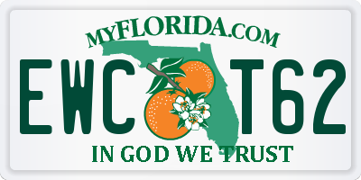 FL license plate EWCT62