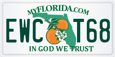 FL license plate EWCT68