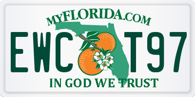 FL license plate EWCT97