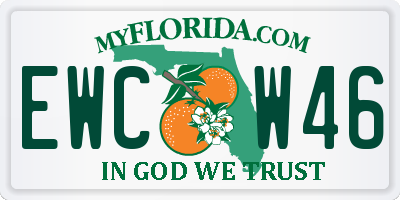 FL license plate EWCW46