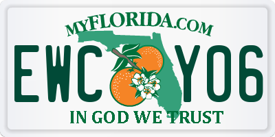 FL license plate EWCY06