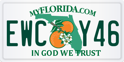 FL license plate EWCY46