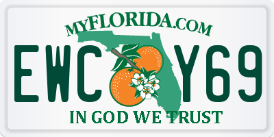 FL license plate EWCY69