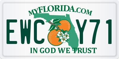 FL license plate EWCY71