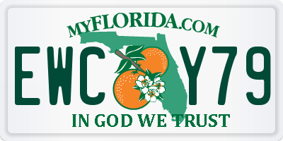 FL license plate EWCY79