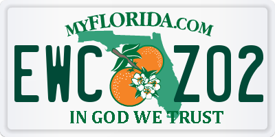 FL license plate EWCZ02