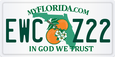FL license plate EWCZ22