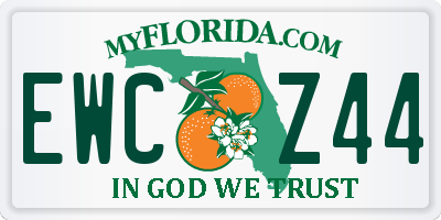 FL license plate EWCZ44
