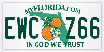 FL license plate EWCZ66