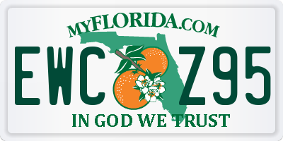 FL license plate EWCZ95