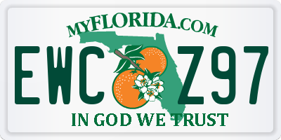 FL license plate EWCZ97