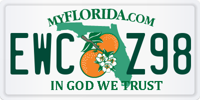 FL license plate EWCZ98