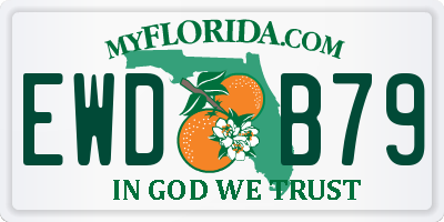 FL license plate EWDB79