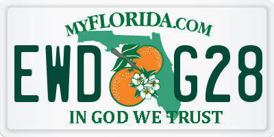 FL license plate EWDG28