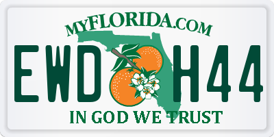 FL license plate EWDH44