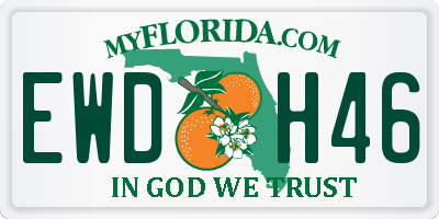 FL license plate EWDH46