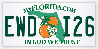 FL license plate EWDI26