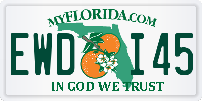 FL license plate EWDI45