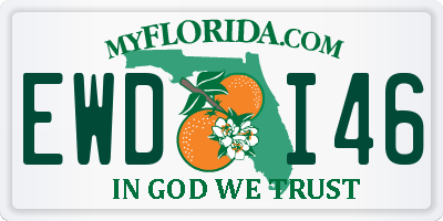 FL license plate EWDI46